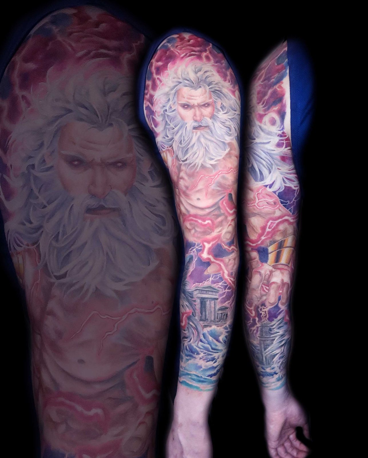 強強 台中女刺青師 插畫 / 手 / 彩色 刺青作品 RedSnake Tattoo