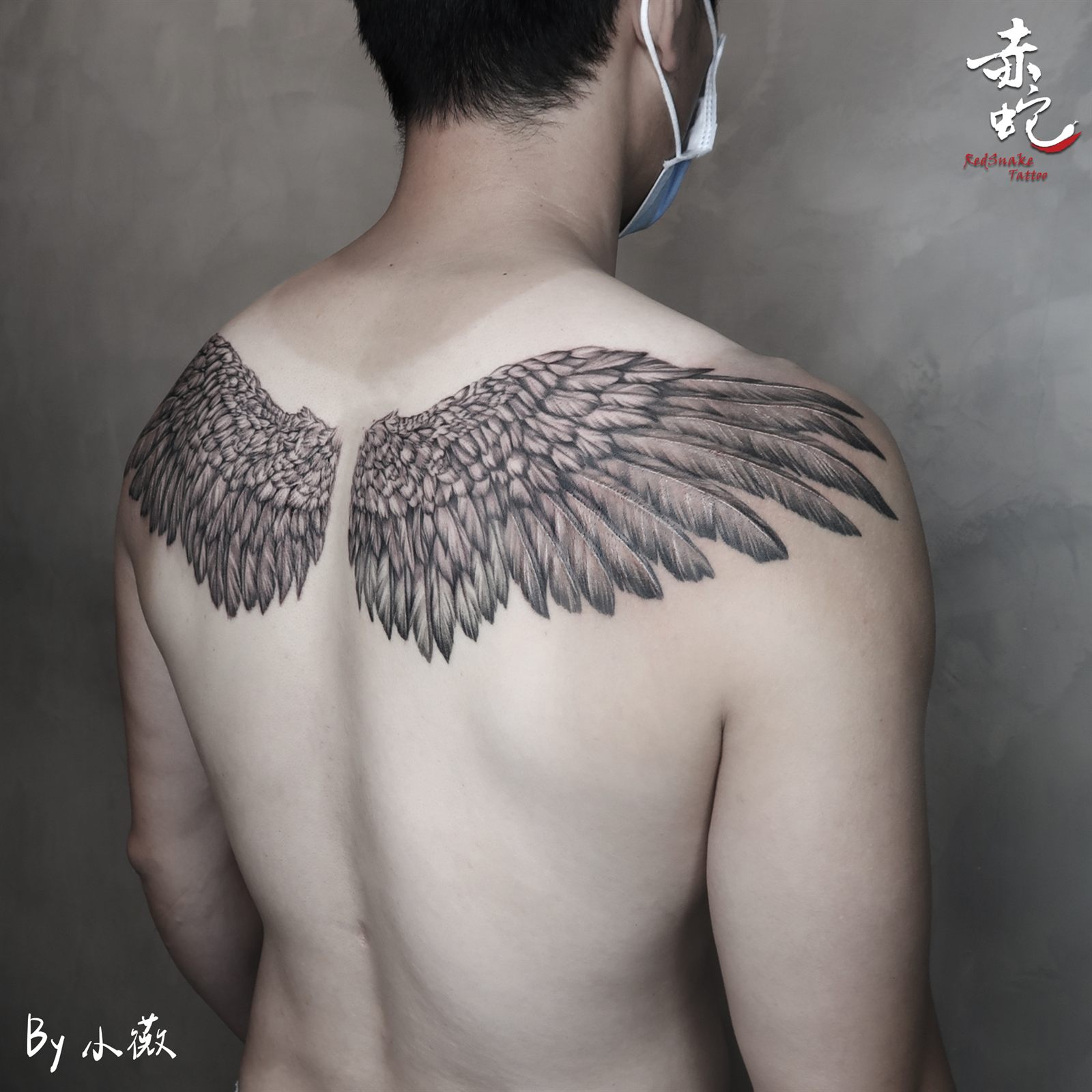 小薇 台中女刺青師 (1) 刺青作品 RedSnake Tattoo