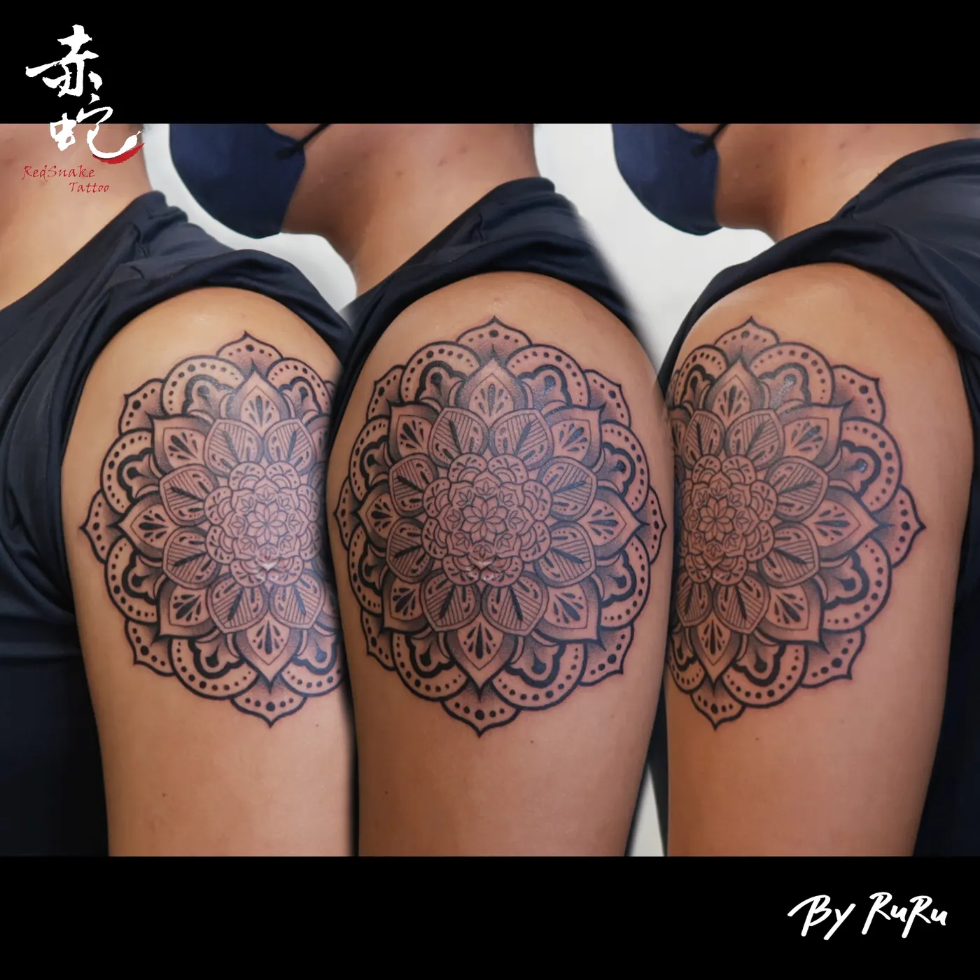 RURU 台中女刺青師 R0269 手臂 RedSnake Tattoo
