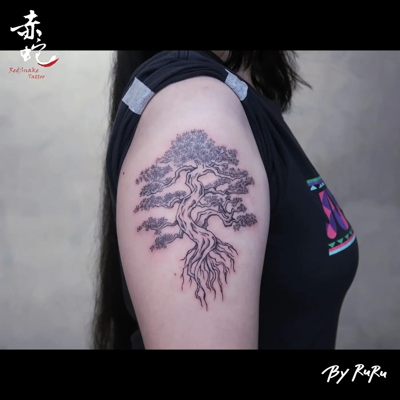 RURU 台中女刺青師 R0270 手臂 RedSnake Tattoo
