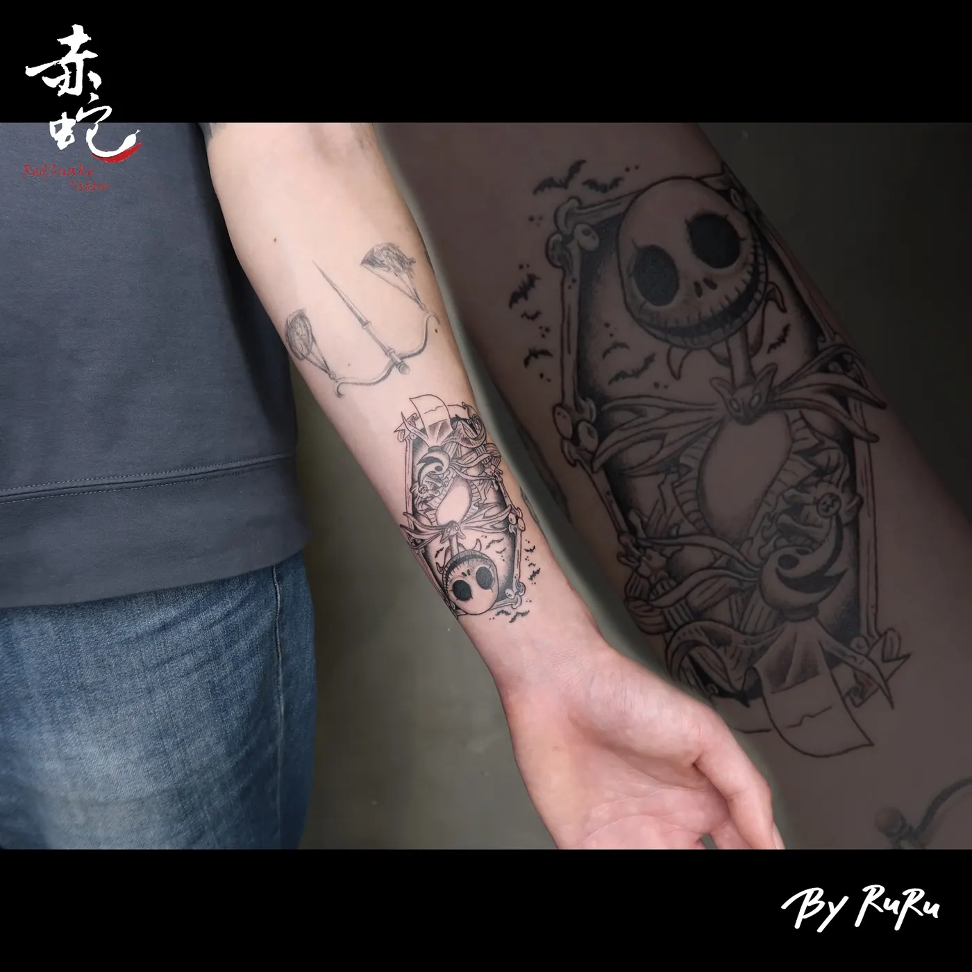 RURU 台中女刺青師 R0278 手臂 RedSnake Tattoo