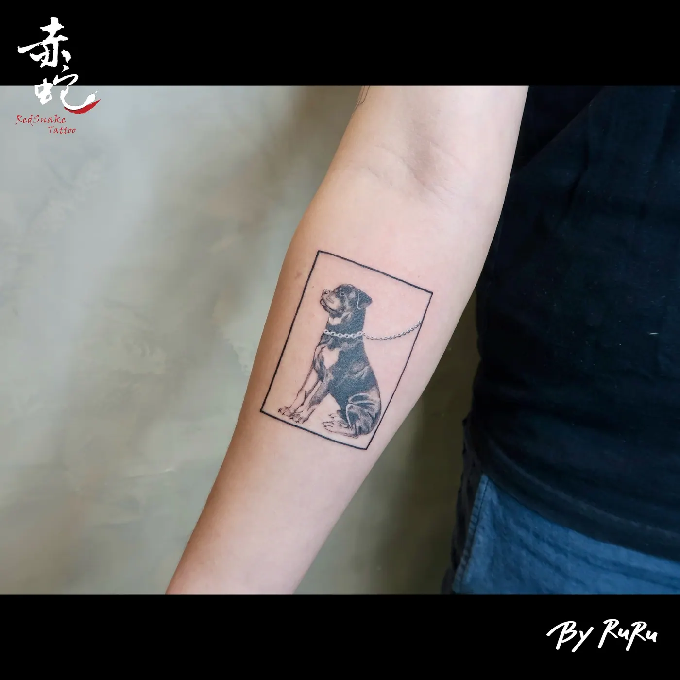 RURU 台中女刺青師 R0288 手臂 RedSnake Tattoo